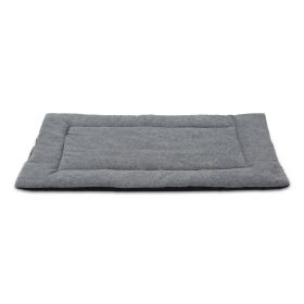 Dog Bed Mat Comfortable Fleece Pet Dog Crate Carpet Reversible Pad Joint Relief For S/M/L Dogs w/ Water Resistant Breathable Cushion Pad Sofa Car Seat