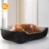 Pet Dog Bed Soft Warm Fleece Puppy Cat Bed Dog Cozy Nest Sofa Bed Cushion Mat For S/M Dog