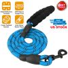 5FT Dog Leash Dog Training Walking Lead w/ Foam Handle Highly Reflective Treads Strong Nylon Dog Rope For Small Medium Dogs