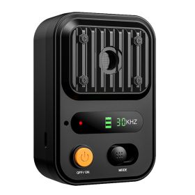 Ultrasonic Anti-Barking Device Rechargeable Auto Dog Bark Control Deterrent Box Training Device IPX4 Waterproof with 3 Frequency Max 32.8Feet Sensing (Option: AntiBarkDevice Black)