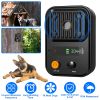 Ultrasonic Anti-Barking Device Rechargeable Auto Dog Bark Control Deterrent Box Training Device IPX4 Waterproof with 3 Frequency Max 32.8Feet Sensing