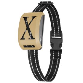 Electric Dog Collar Receiver Anti-Bark Dog Deterrent Training Collar with Beep Vibration Shock Modes for Dog Fence System (Option: Receiver Gold)