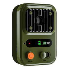 Ultrasonic Anti-Barking Device Rechargeable Auto Dog Bark Control Deterrent Box Training Device IPX4 Waterproof with 3 Frequency Max 32.8Feet Sensing (Option: AntiBarkDevice Green)