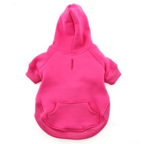 Flex-Fit Dog Hoodie - Pink (size: X-Small)