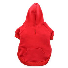 Flex-Fit Dog Hoodie - Red (size: X-Small)