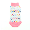 Non-Skid Dog Socks - Pink and White Hearts