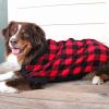 Highline Fleece Dog Coat - Red and Black Plaid