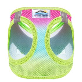American River Choke Free Dog Harness Ombre Collection - Rainbow (size: medium)