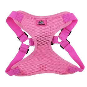 Wrap and Snap Choke Free Dog Harness by Doggie Design - Candy Pink (size: large)