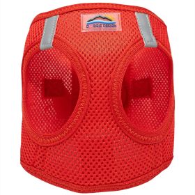 American River Solid Ultra Choke Free Dog Harness - Red (size: large)