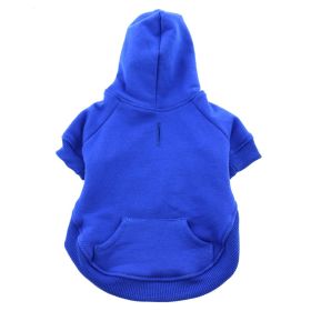 Flex-Fit Dog Hoodie - Blue (size: large)