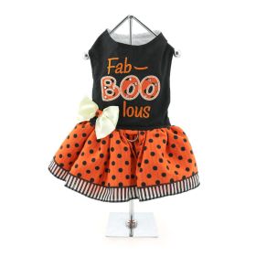 Halloween Dog Harness Dress - Fab-BOO-lous (size: large)