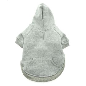 Flex-Fit Dog Hoodie - Gray (size: small)