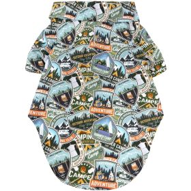 Hawaiian Camp Shirt - Camping Adventure (size: X-Small)