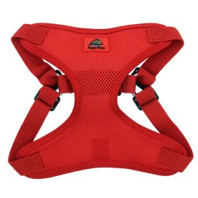 Wrap and Snap Choke Free Dog Harness by Doggie Design - Flame Red (size: medium)