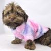 Soft Plush Pullover - Tie-Dye Pink & Purple