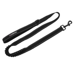 Soft Pull Traffic Dog Leash (Option: black)